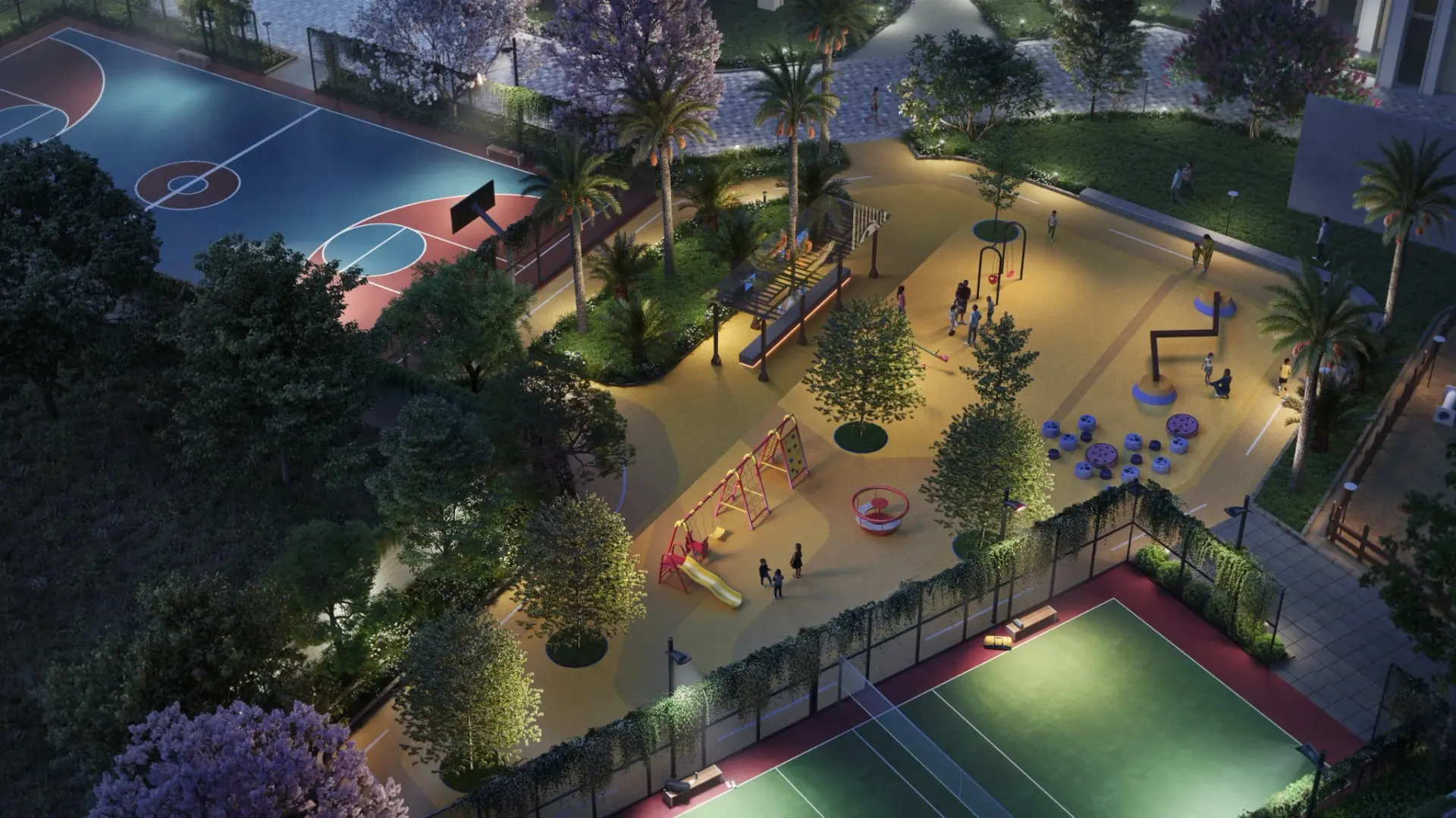 Vintage Greens Zirakpur amenities and sports area