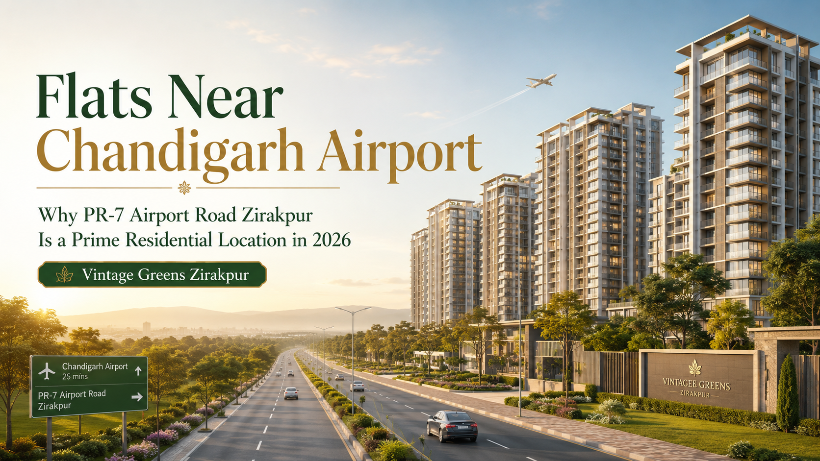 Flats Near Chandigarh Airport | PR-7 Zirakpur 2026