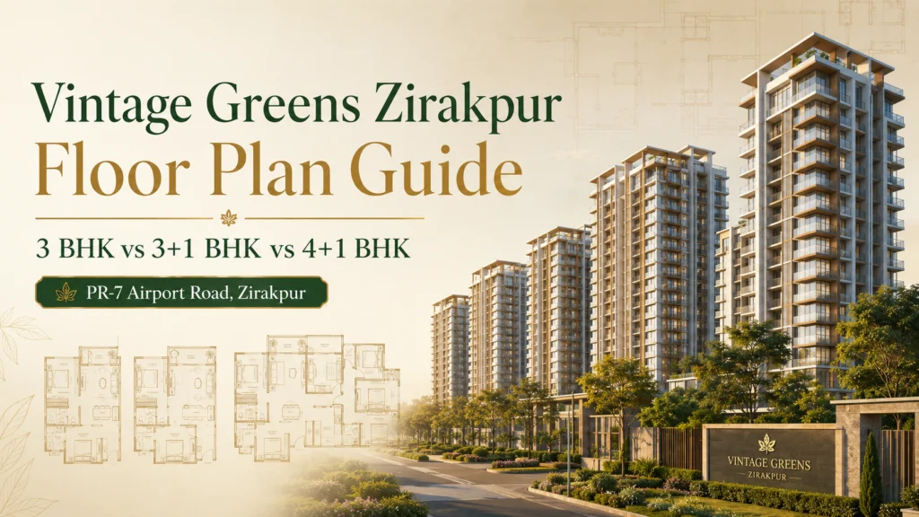 Vintage Greens Zirakpur Floor Plan