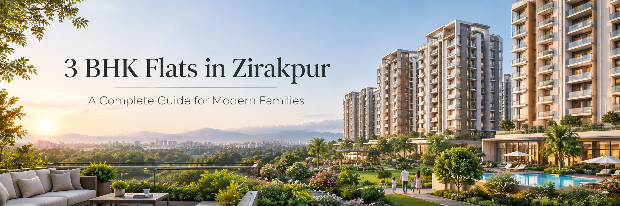 3 BHK Flats in Zirakpur – Complete Family Guide